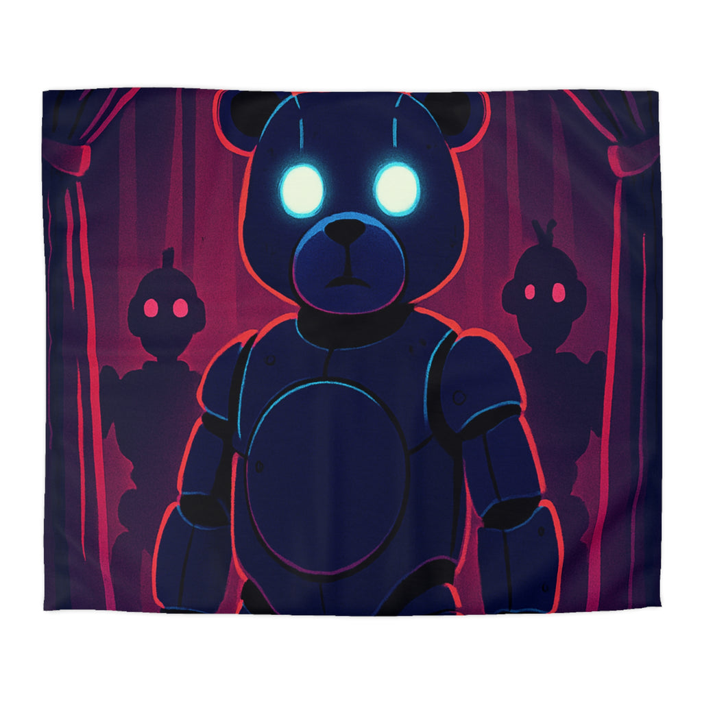 Housse de Couette Microfibre Motif Créatif Original Style Contemporain Chambre Élégante