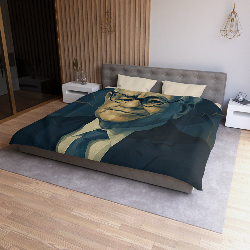 Housse de Couette Microfibre Design Artistique Moderne Décoration Chambre Confort Premium