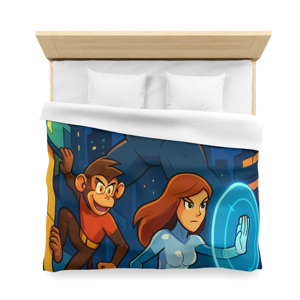 Housse de Couette Microfibre Création Artistique Moderne Design Exclusif Décoration Chambre