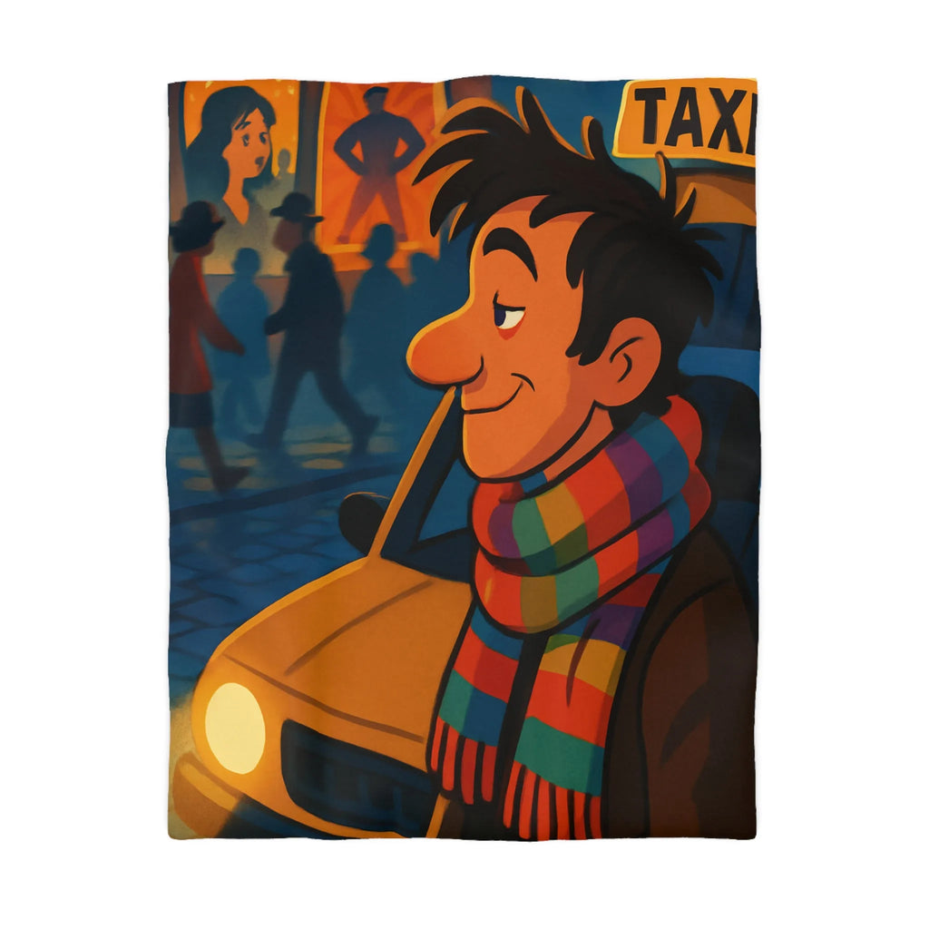 Housse de Couette Microfibre Art Graphique Contemporain Style Décoratif Chambre Tendance