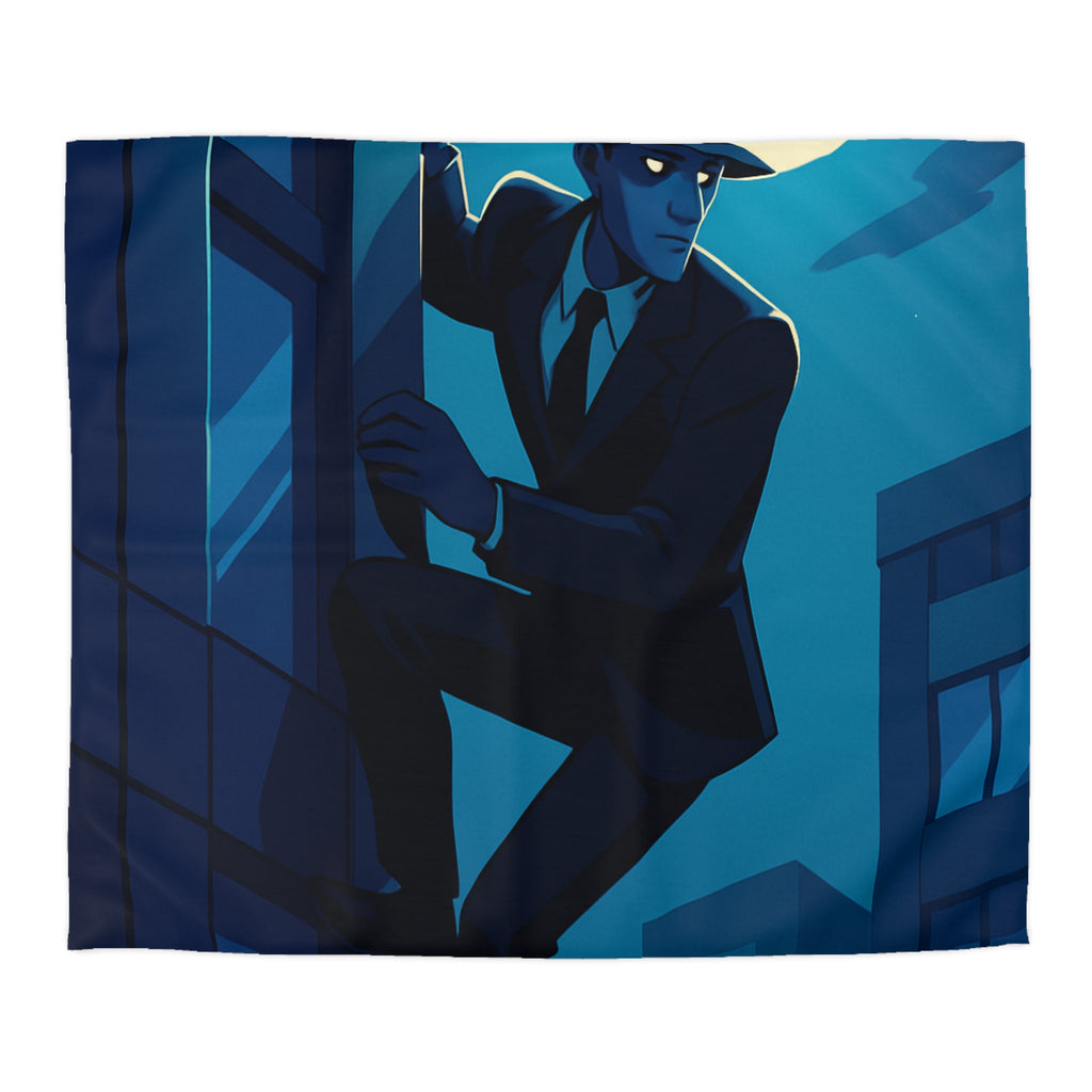 Housse de Couette Microfibre Illustration Unique Design Moderne Décoration Intérieure Raffinée