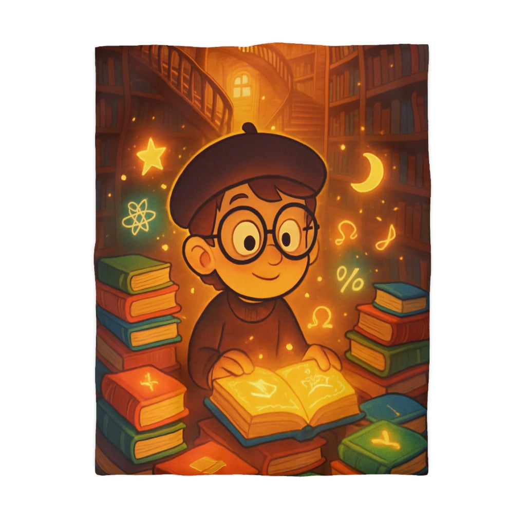 Housse de Couette Microfibre Art Graphique Contemporain Style Décoratif Chambre Tendance