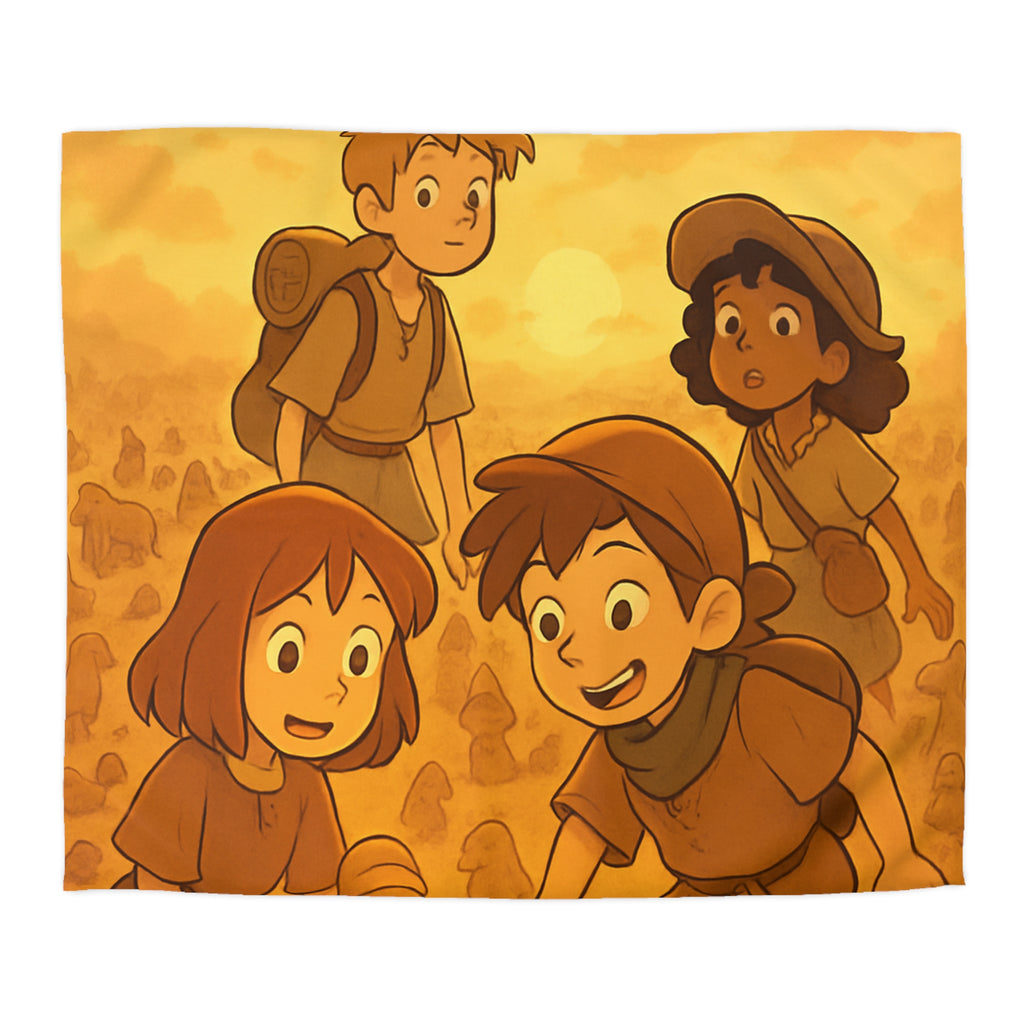 Housse de Couette Microfibre Motif Créatif Original Style Contemporain Chambre Élégante