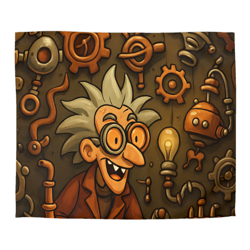 Housse de Couette Microfibre Motif Créatif Original Style Contemporain Chambre Élégante