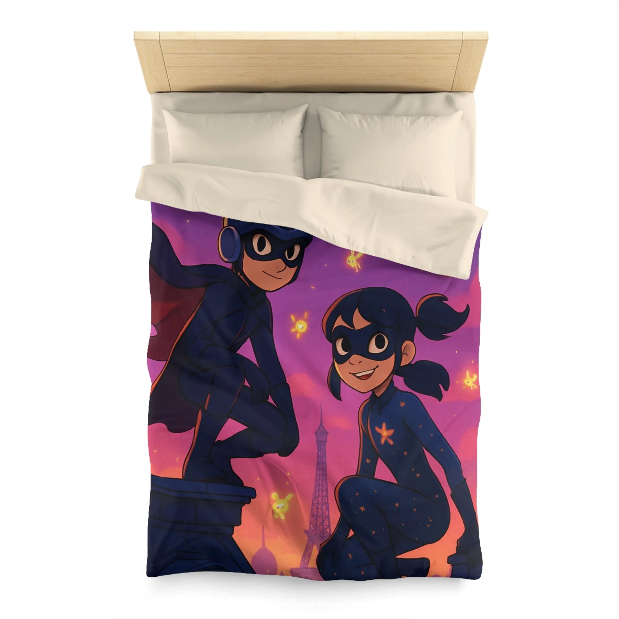 Housse de Couette Microfibre Création Artistique Moderne Design Exclusif Décoration Chambre