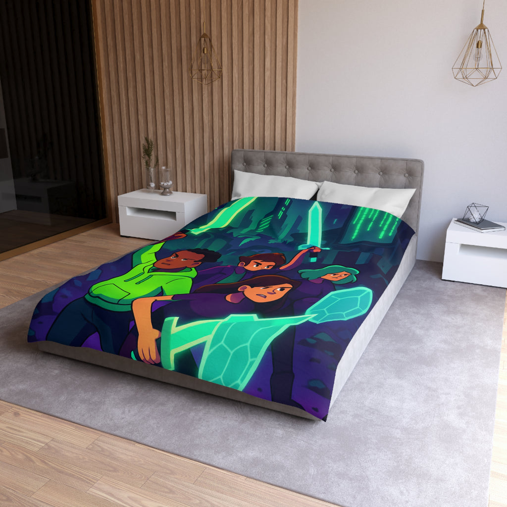 Housse de Couette Microfibre Création Artistique Moderne Design Exclusif Décoration Chambre