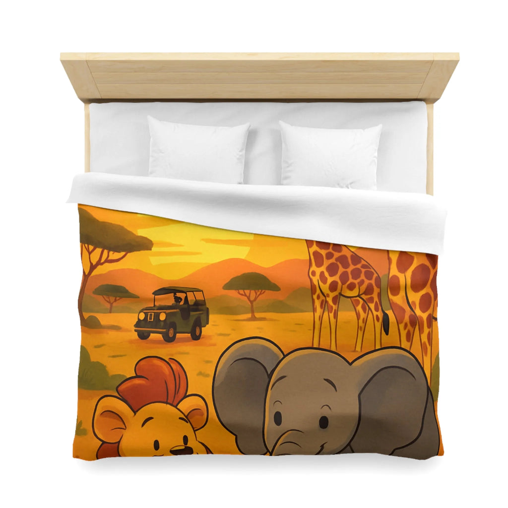 Housse de Couette Microfibre Art Graphique Contemporain Style Décoratif Chambre Tendance