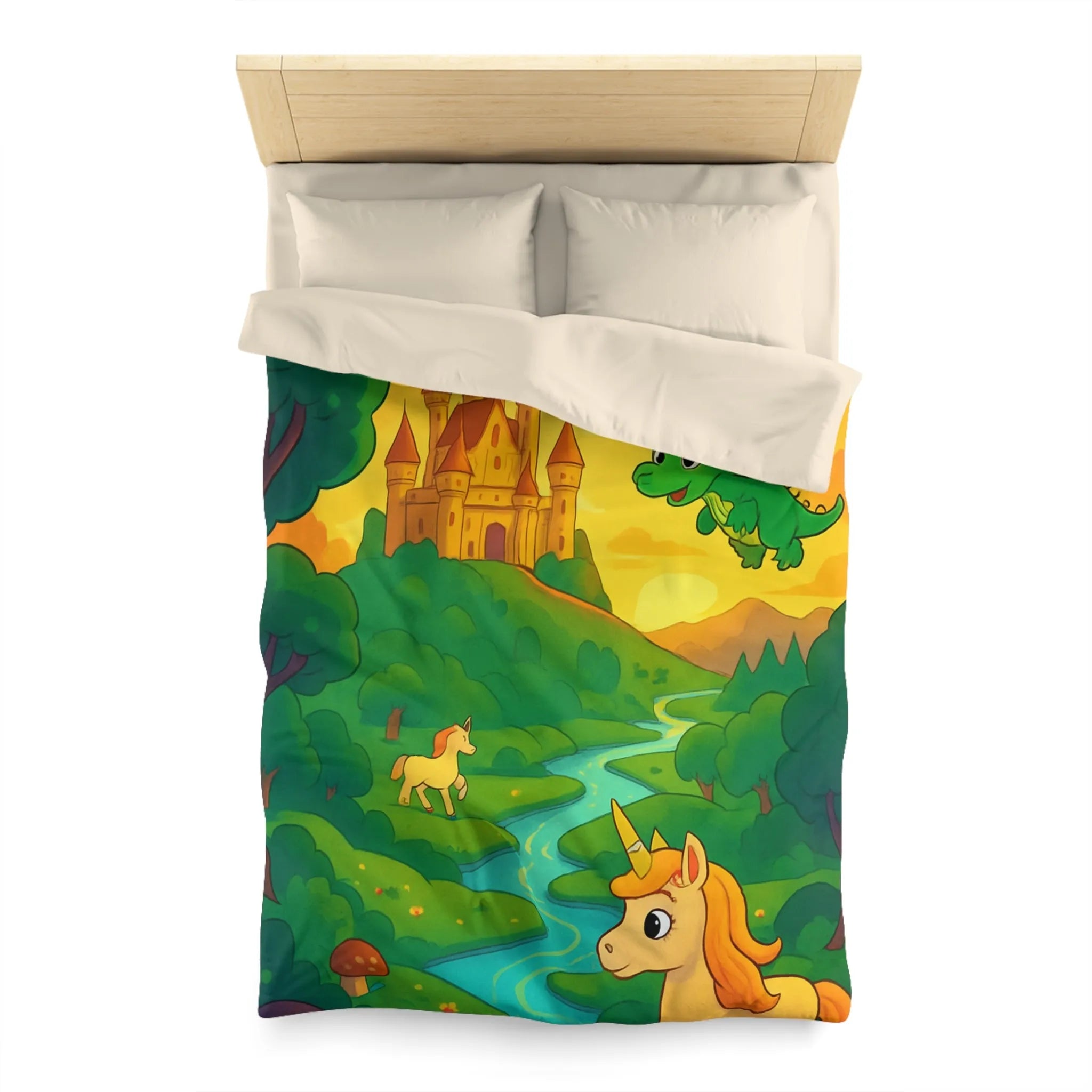 Housse de Couette Microfibre Art Graphique Contemporain Style Décoratif Chambre Tendance