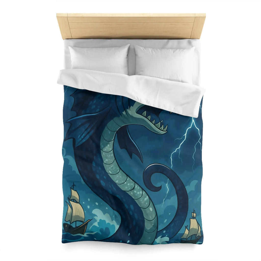 Housse de Couette Microfibre Art Graphique Contemporain Style Décoratif Chambre Tendance