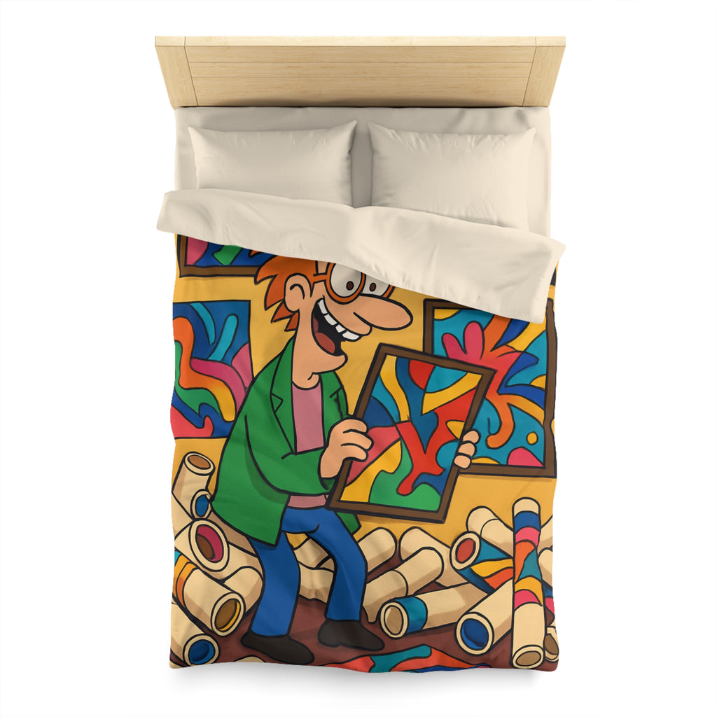 Housse de Couette Microfibre Création Artistique Moderne Design Exclusif Décoration Chambre