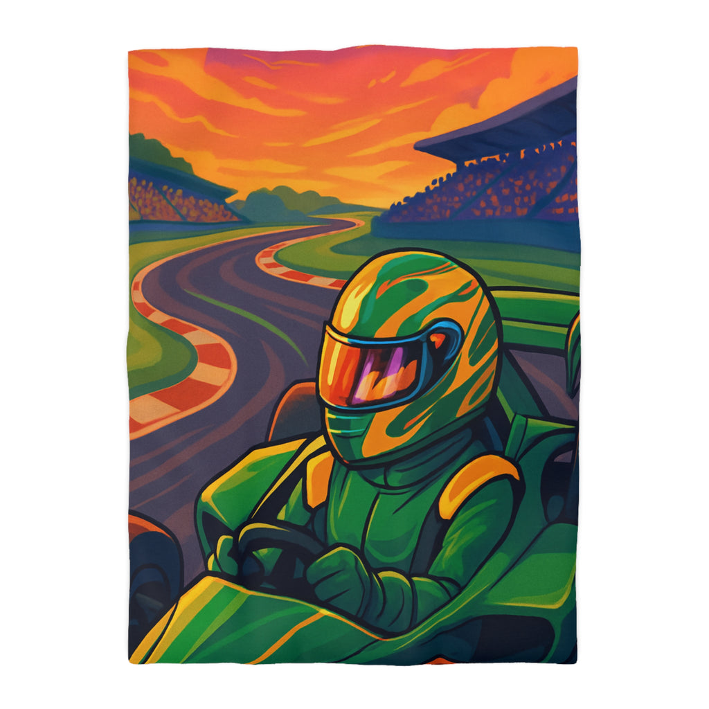 Housse de Couette Microfibre Motif Créatif Original Style Contemporain Chambre Élégante