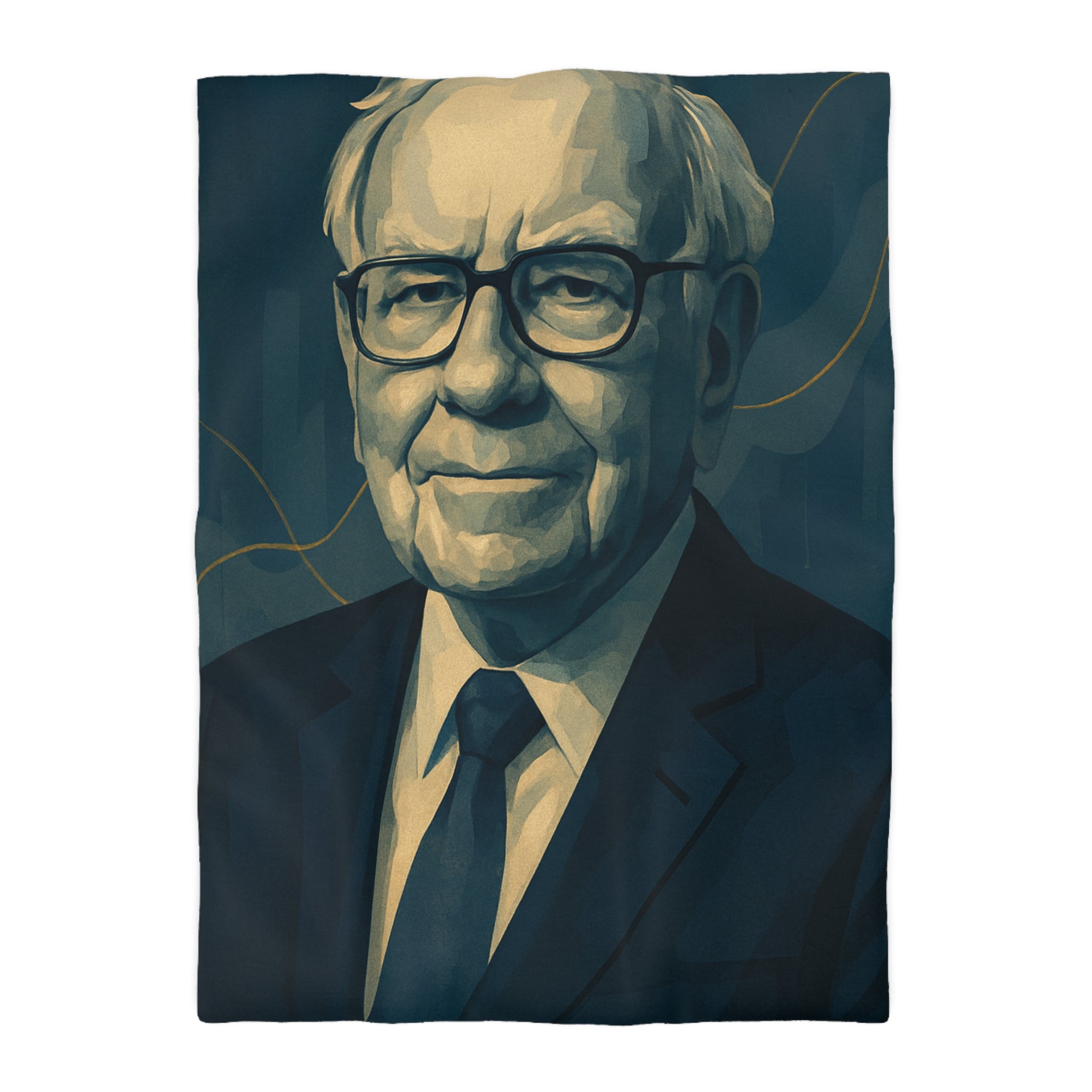 Housse de Couette Microfibre Motif Créatif Original Style Contemporain Chambre Élégante