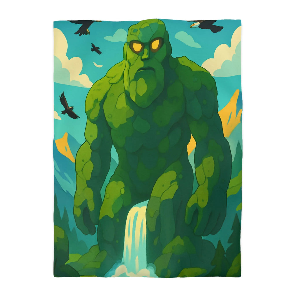 Housse de couette géant naturel envoûtant, idéale pour une chambre à thème nature