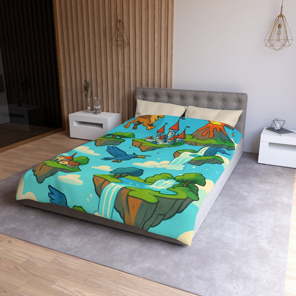 Housse de Couette Microfibre Création Artistique Moderne Design Exclusif Décoration Chambre