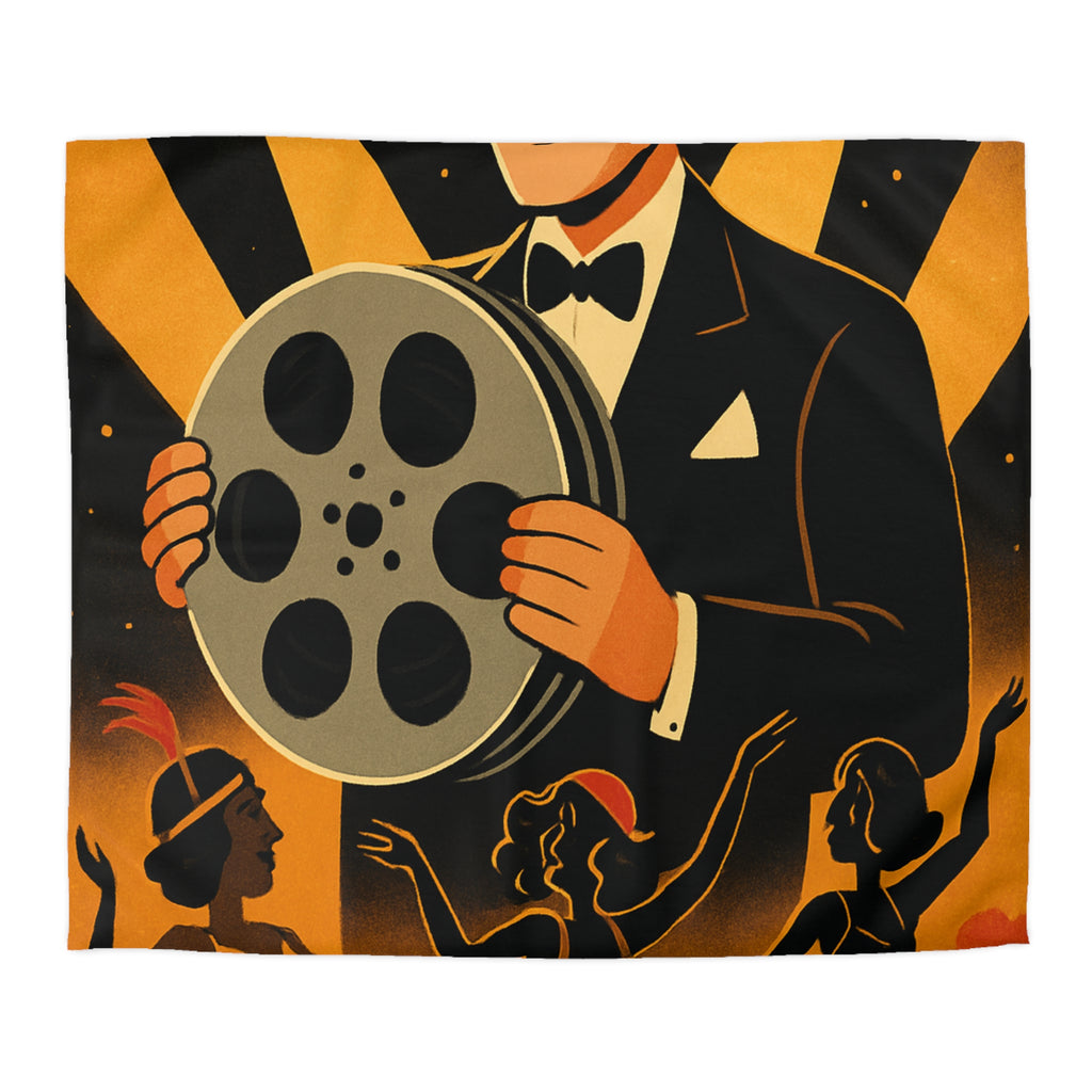 Housse de Couette Microfibre Illustration Unique Design Moderne Décoration Intérieure Raffinée