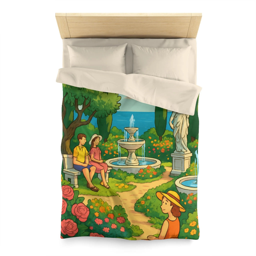 Housse de Couette Microfibre Création Artistique Moderne Design Exclusif Décoration Chambre