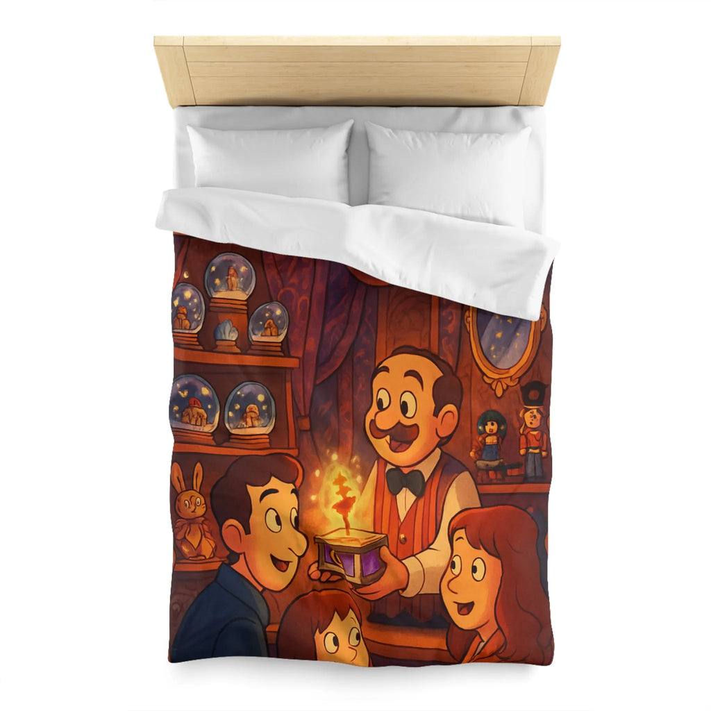 Housse de Couette Microfibre Art Graphique Contemporain Style Décoratif Chambre Tendance