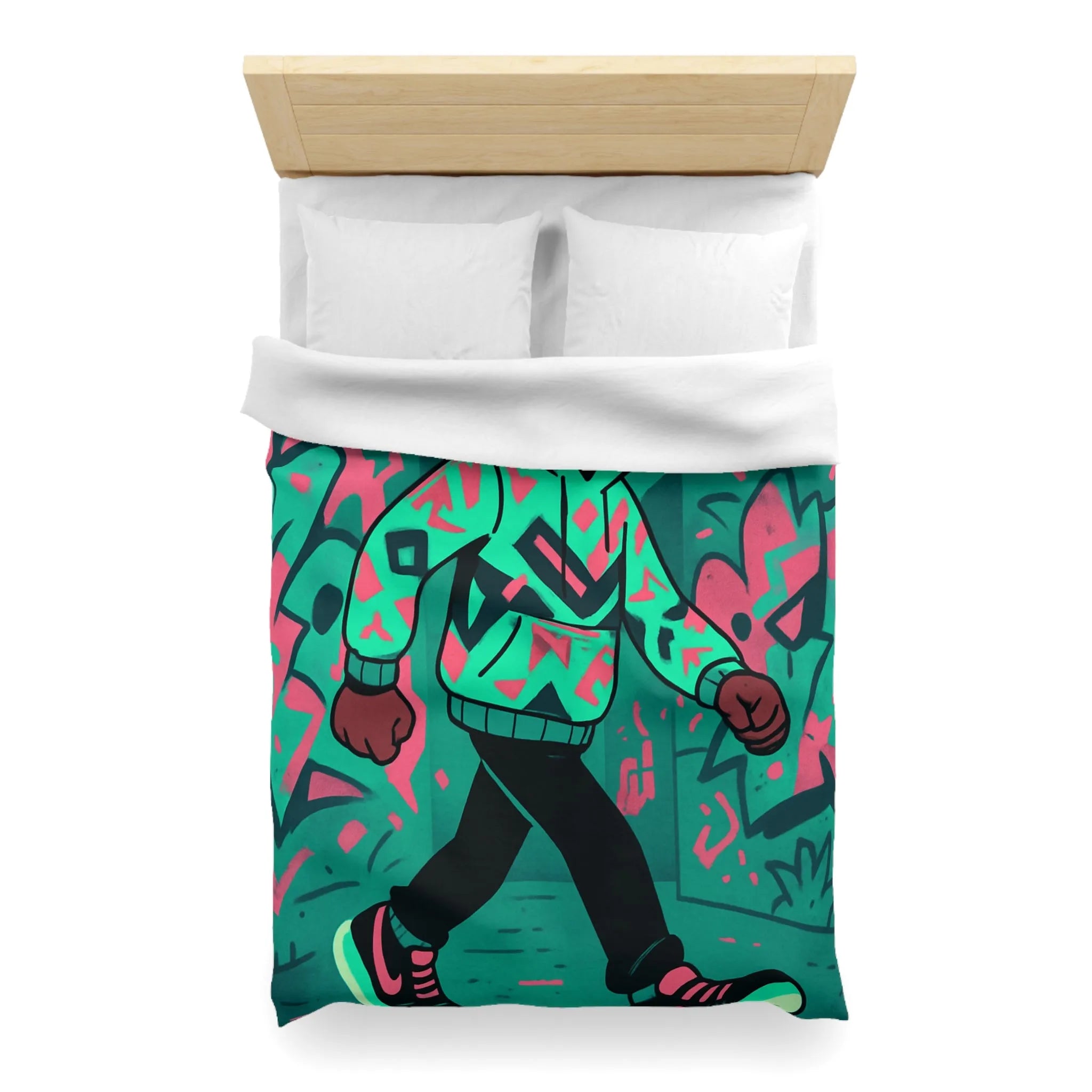 Housse de Couette Microfibre Création Artistique Moderne Design Exclusif Décoration Chambre