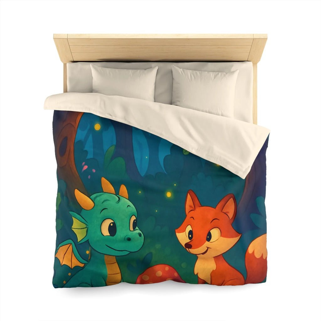 Housse de Couette Microfibre Art Graphique Contemporain Style Décoratif Chambre Tendance