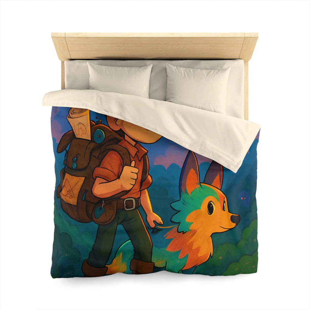 Housse de Couette Microfibre Création Artistique Moderne Design Exclusif Décoration Chambre