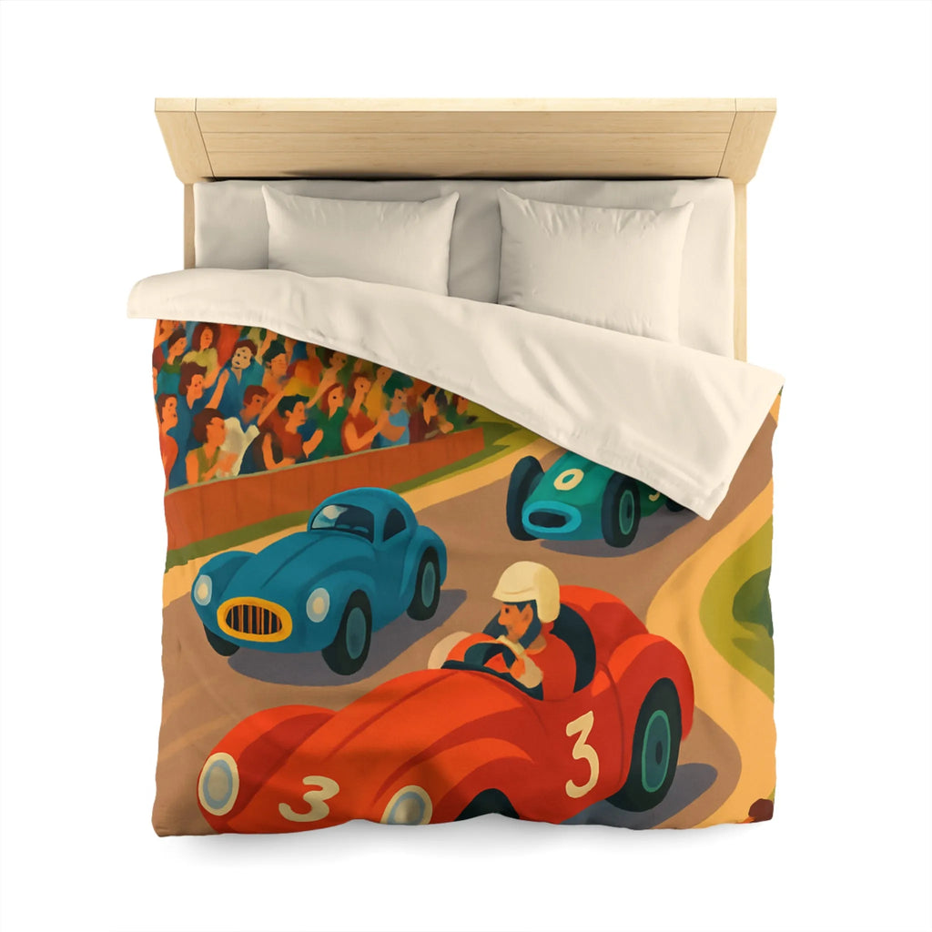 Housse de Couette Microfibre Art Graphique Contemporain Style Décoratif Chambre Tendance