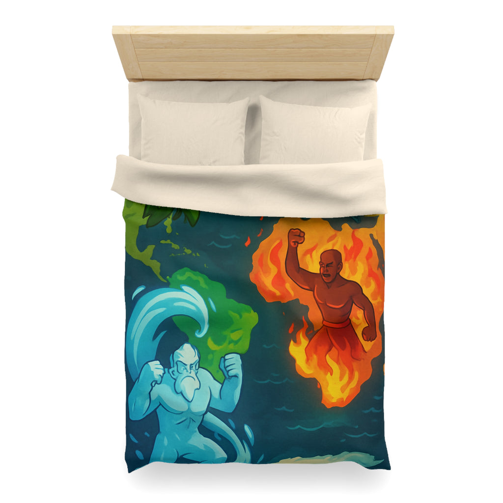 Housse de Couette Microfibre Création Artistique Moderne Design Exclusif Décoration Chambre