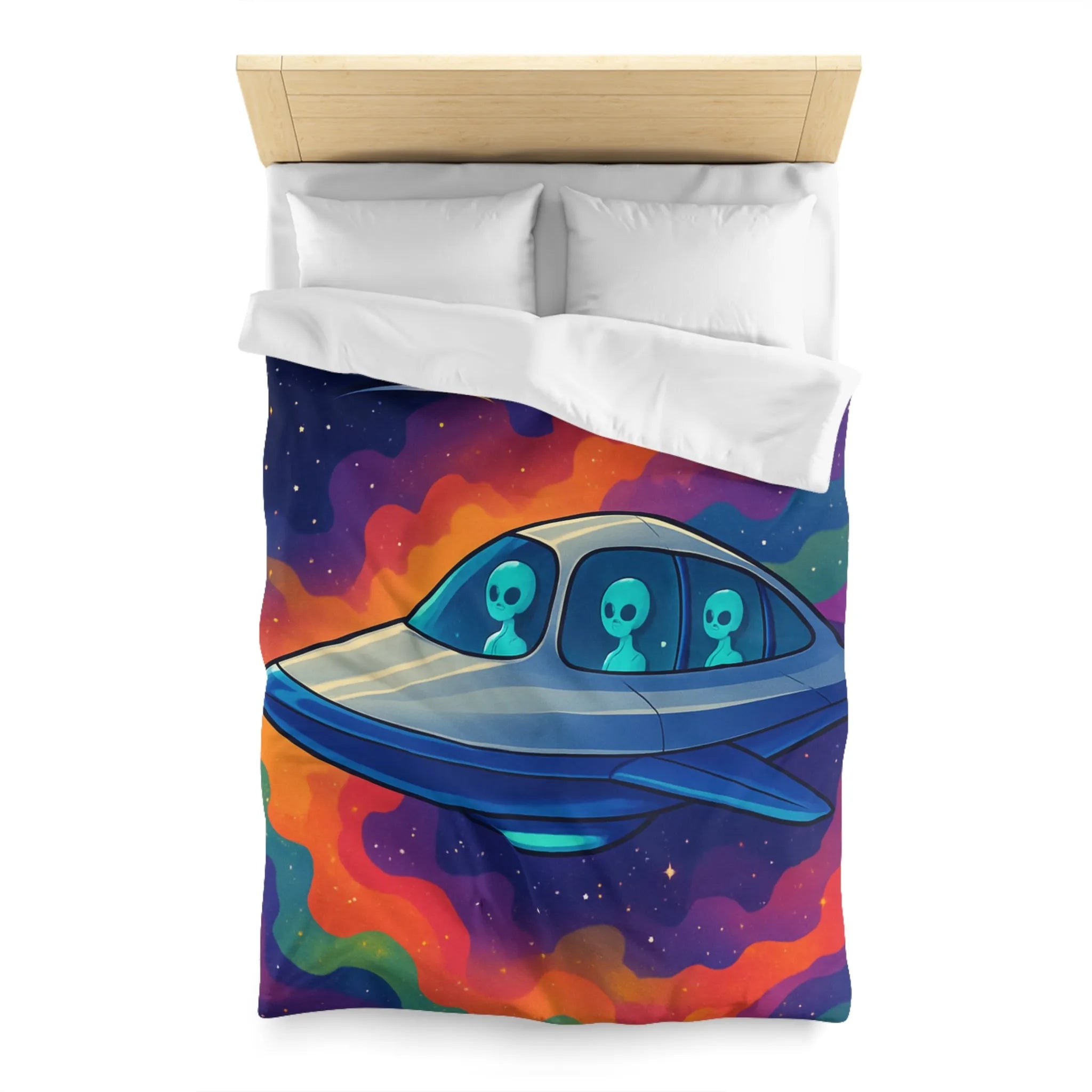 Housse de Couette Microfibre Création Artistique Moderne Design Exclusif Décoration Chambre