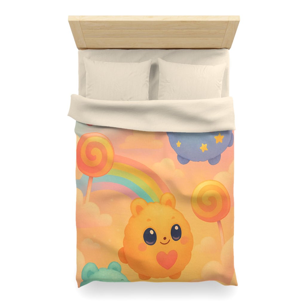 Housse de Couette Microfibre Design Artistique Moderne Décoration Chambre Confort Premium