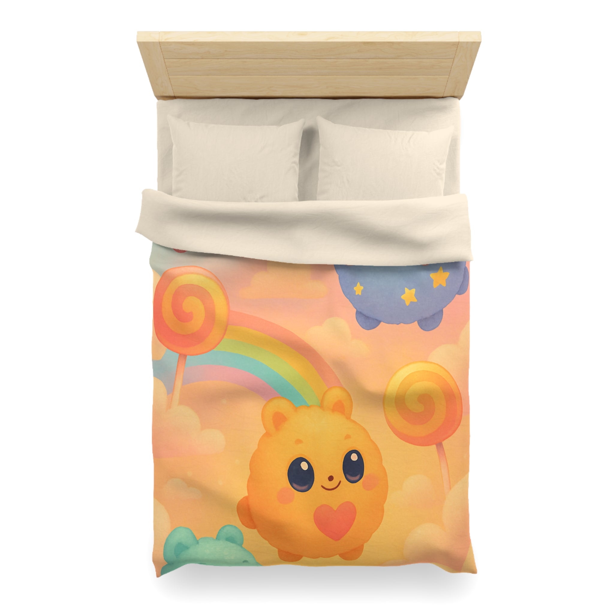 Housse de Couette Microfibre Design Artistique Moderne Décoration Chambre Confort Premium