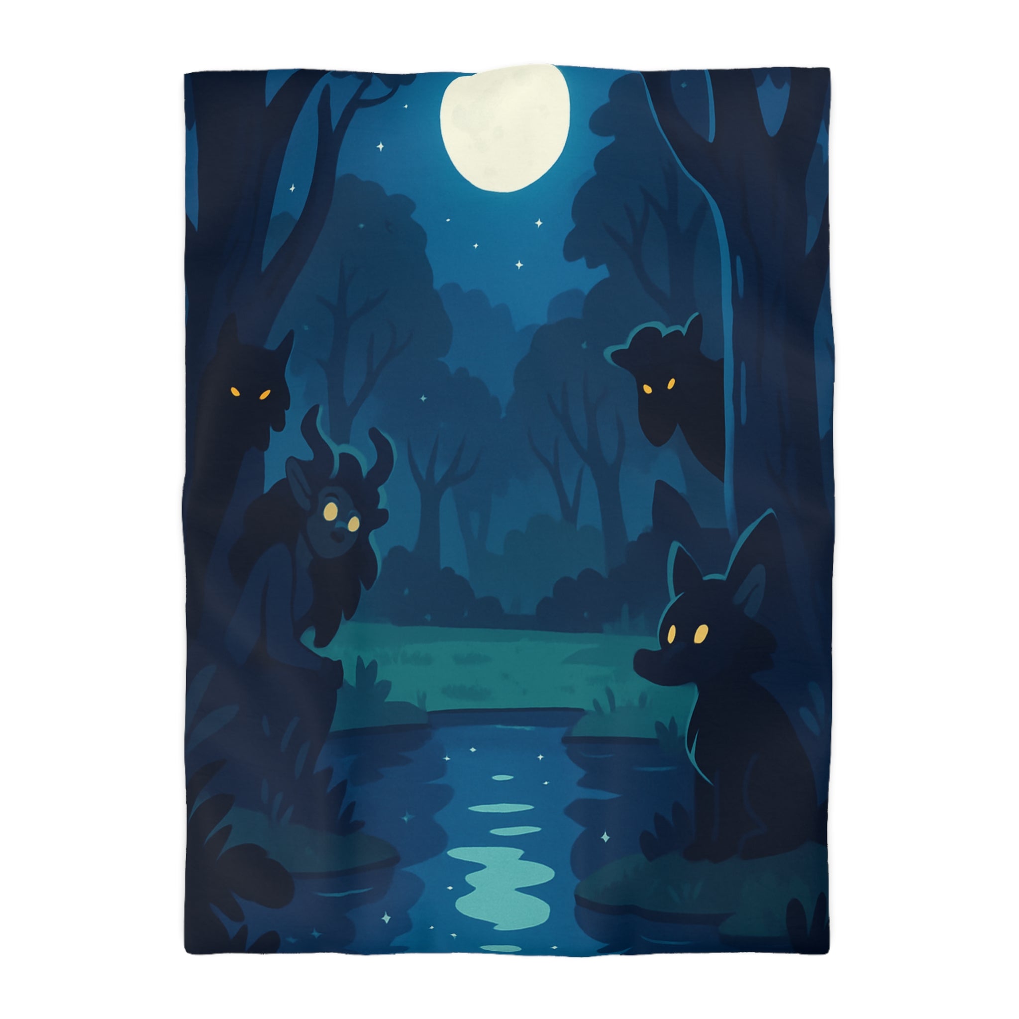 Housse de Couette Microfibre Illustration Unique Design Moderne Décoration Intérieure Raffinée