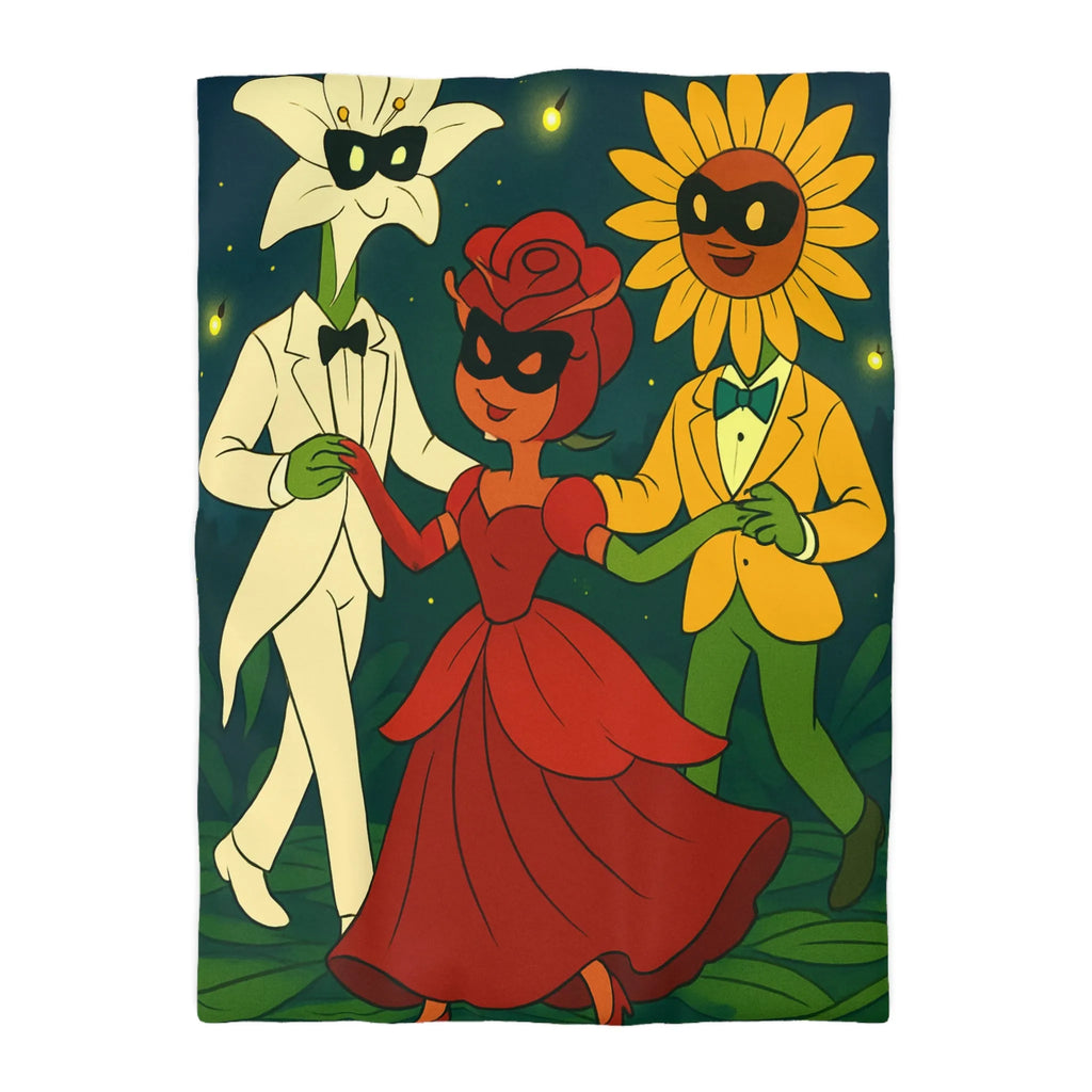 Housse de Couette Microfibre Art Graphique Contemporain Style Décoratif Chambre Tendance