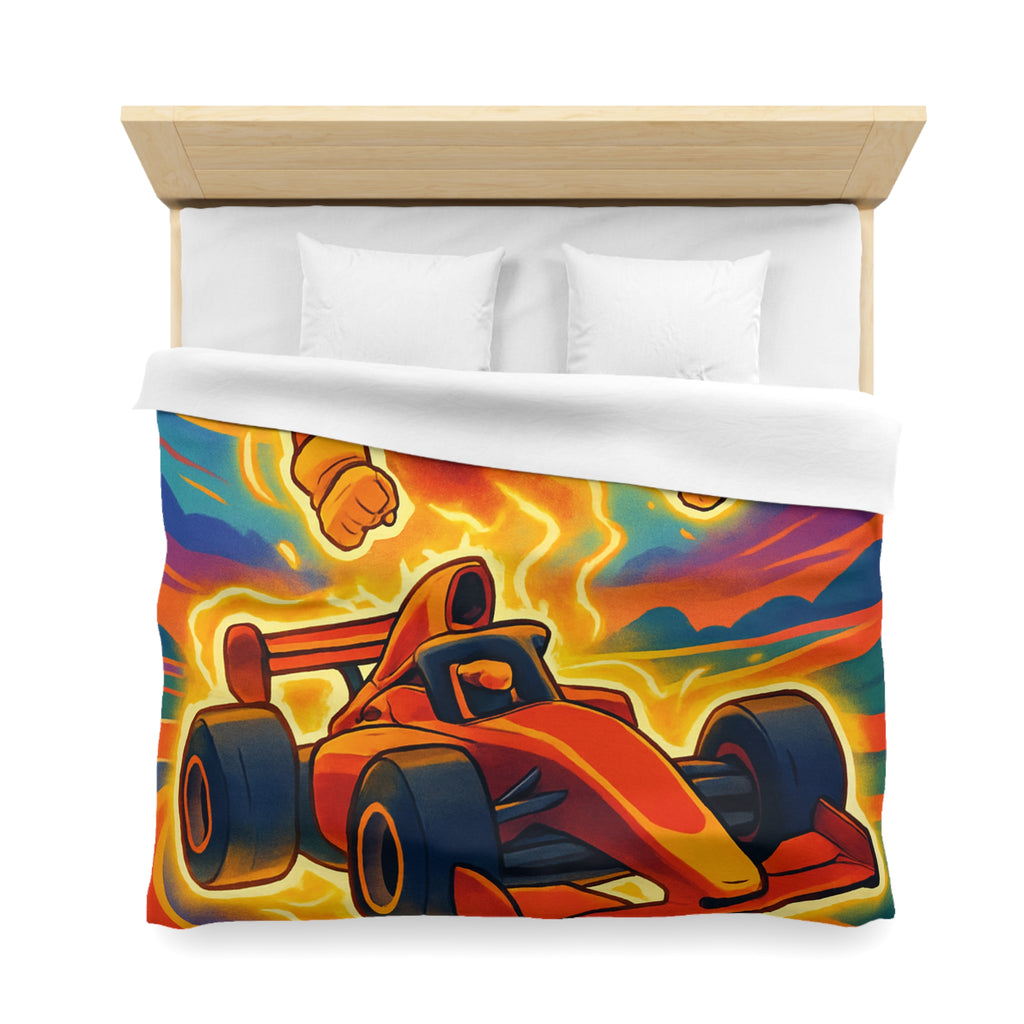 Housse de Couette Microfibre Design Artistique Moderne Décoration Chambre Confort Premium