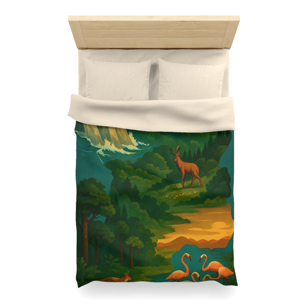 Housse de Couette Microfibre Création Artistique Moderne Design Exclusif Décoration Chambre