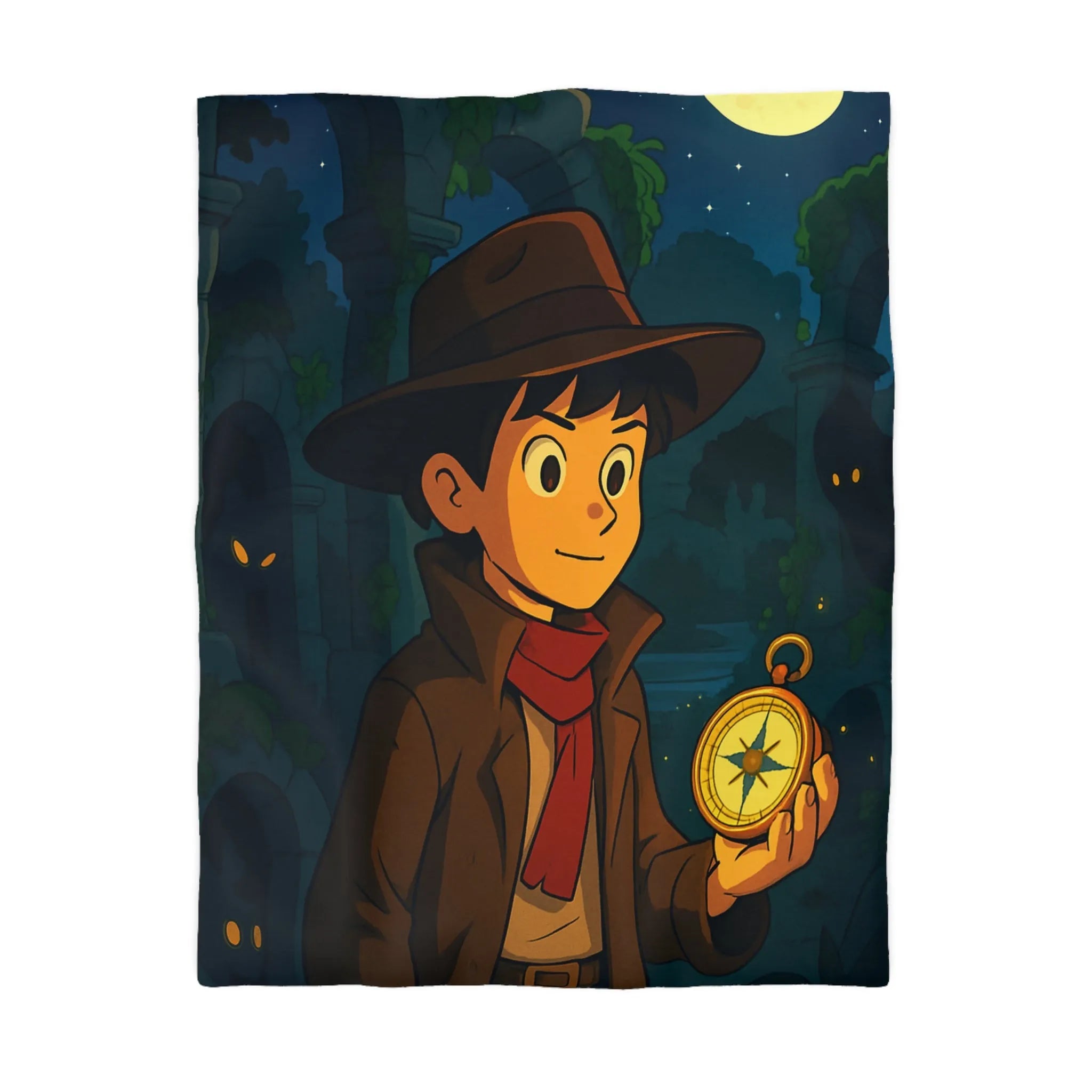 Explorez l'univers enchanteur grâce à cette housse de couette aventure sous la lune