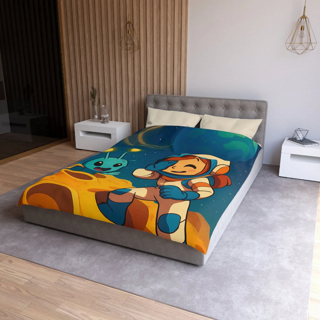 Housse de Couette Microfibre Création Artistique Moderne Design Exclusif Décoration Chambre