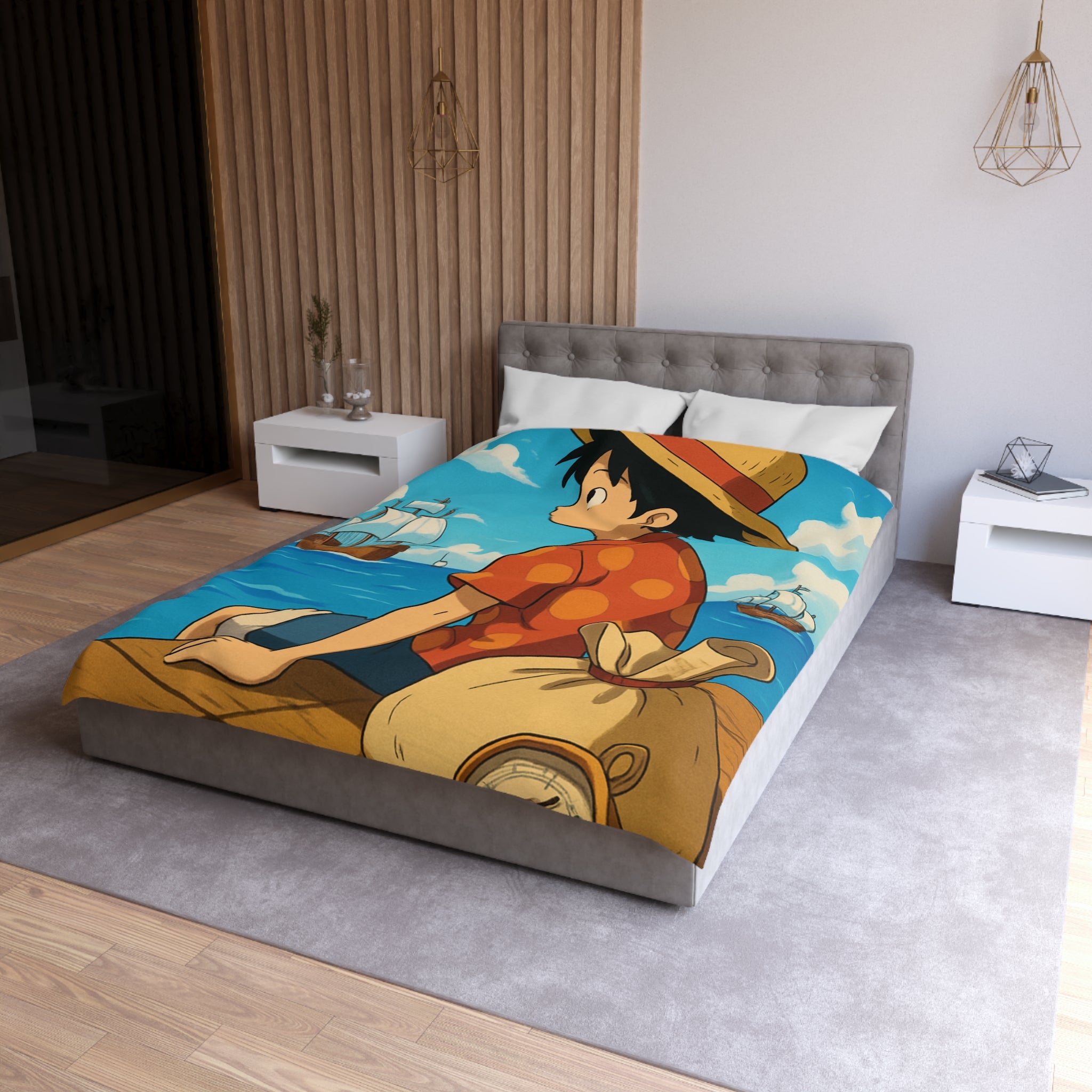 Housse de Couette Microfibre Création Artistique Moderne Design Exclusif Décoration Chambre