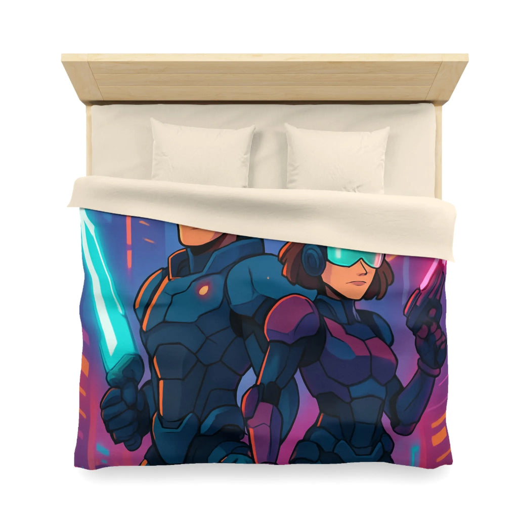 Housse de Couette Microfibre Création Artistique Moderne Design Exclusif Décoration Chambre