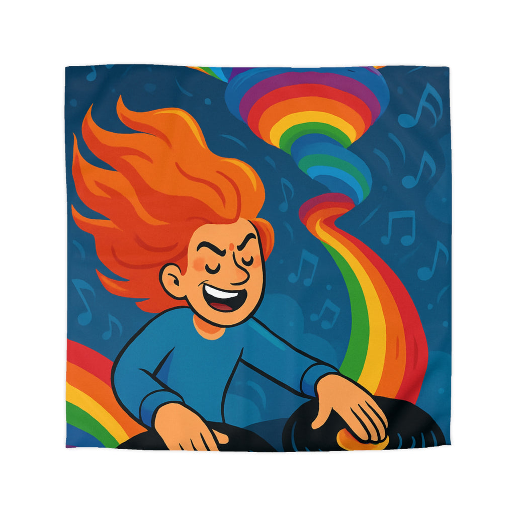 Housse de Couette Microfibre Design Artistique Moderne Décoration Chambre Confort Premium