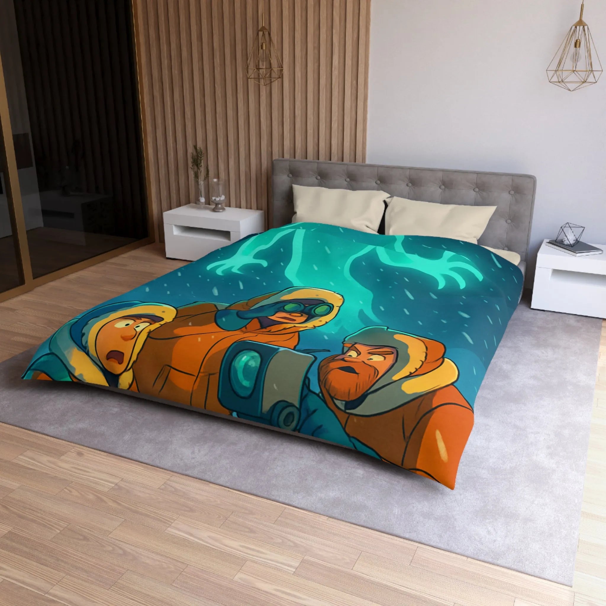 Explorez l'aventure arctique avec trois explorateurs et un mystérieux fantôme lumineux