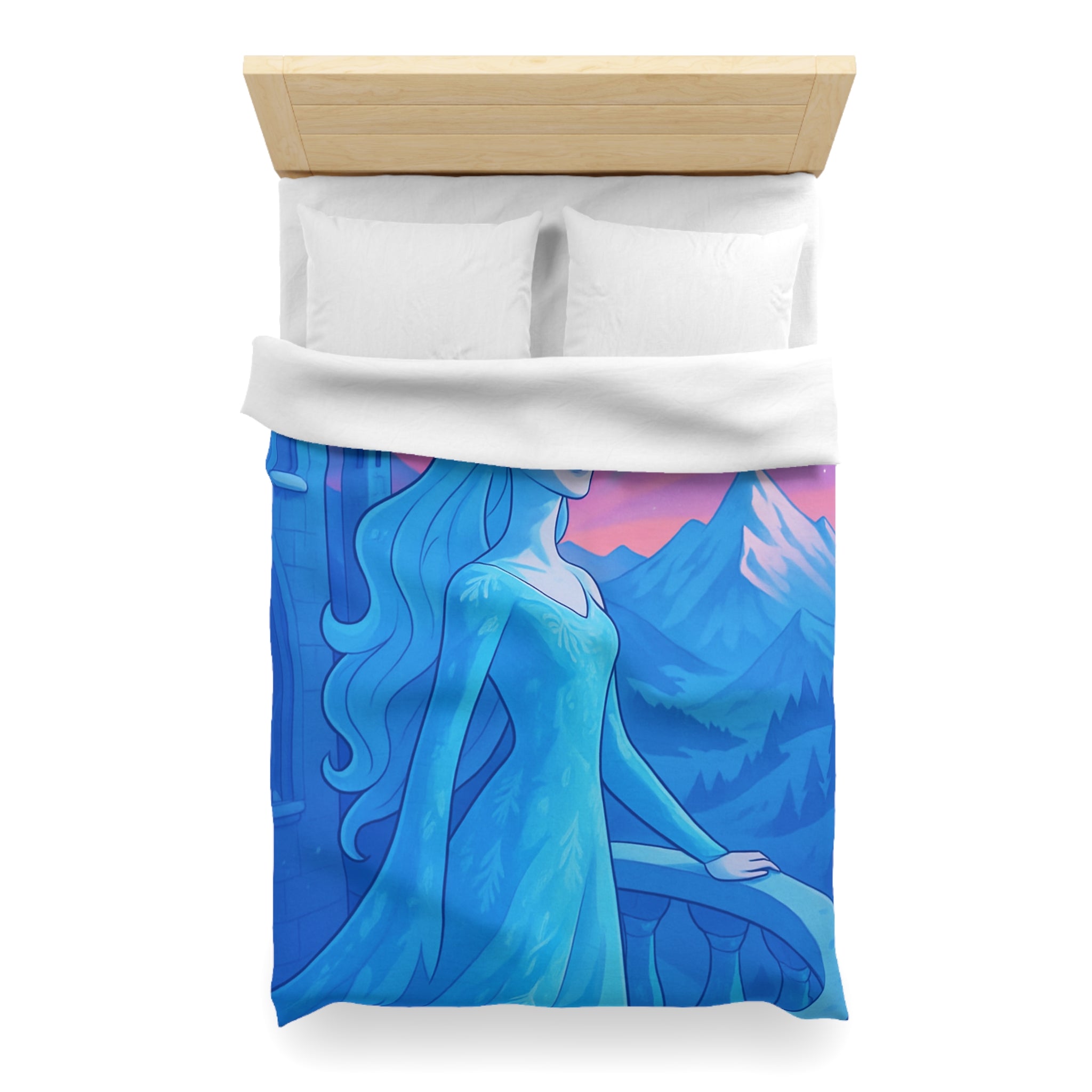 Housse de Couette Microfibre Design Artistique Moderne Décoration Chambre Confort Premium