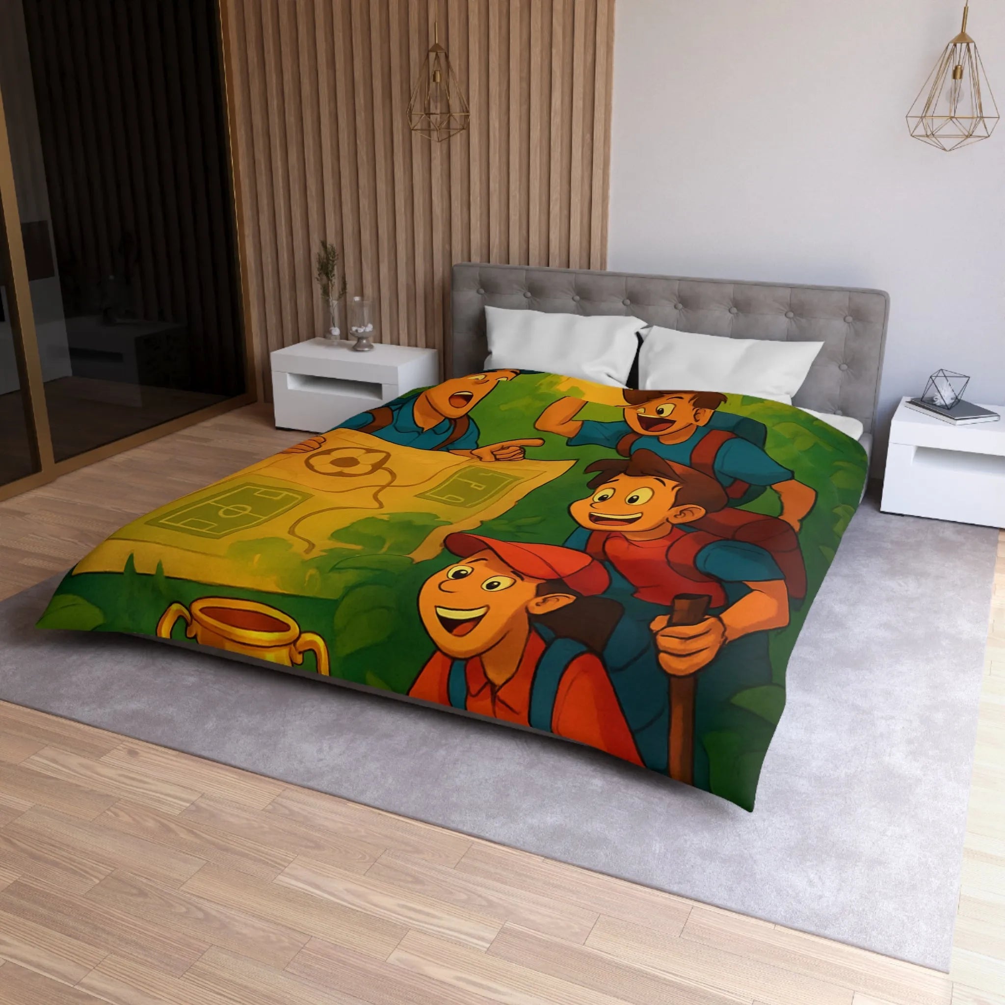 Explorez la jungles enchantée et découvrez un trésor inestimable sous un coucher de soleil vibrant