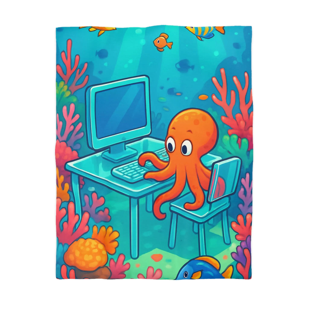 Housse de Couette Microfibre Art Graphique Contemporain Style Décoratif Chambre Tendance