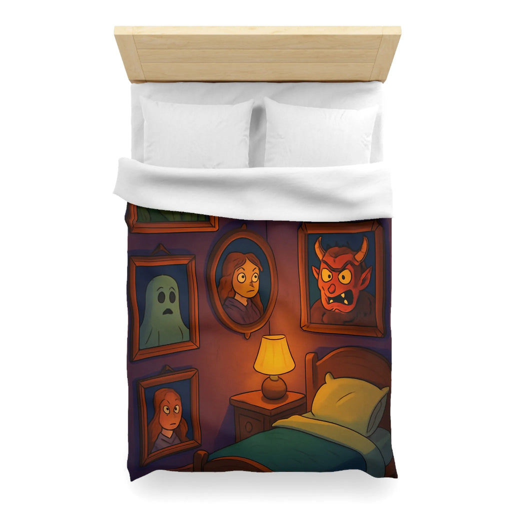 Housse de couette chambre fantaisie avec portraits enchanteurs pour une ambiance mystérieuse et magique