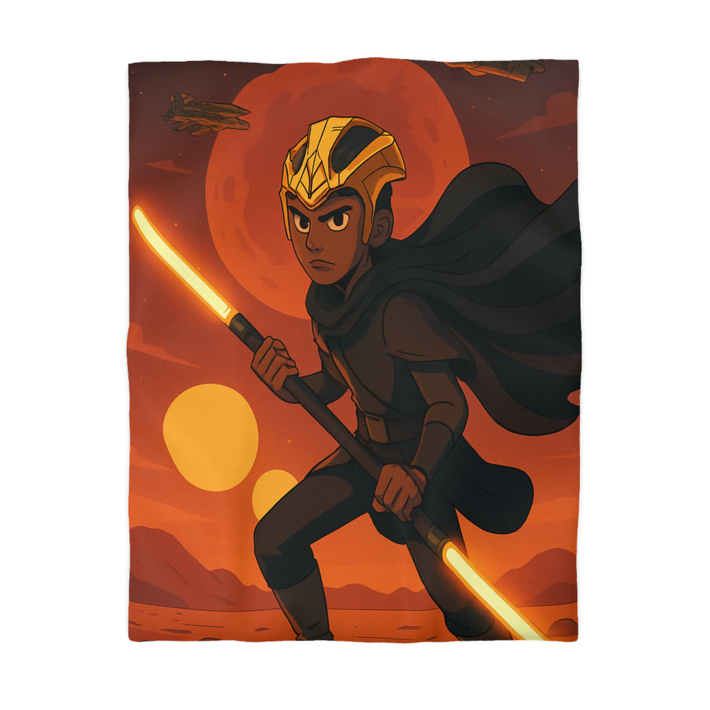 Housse de Couette Microfibre Motif Créatif Original Style Contemporain Chambre Élégante