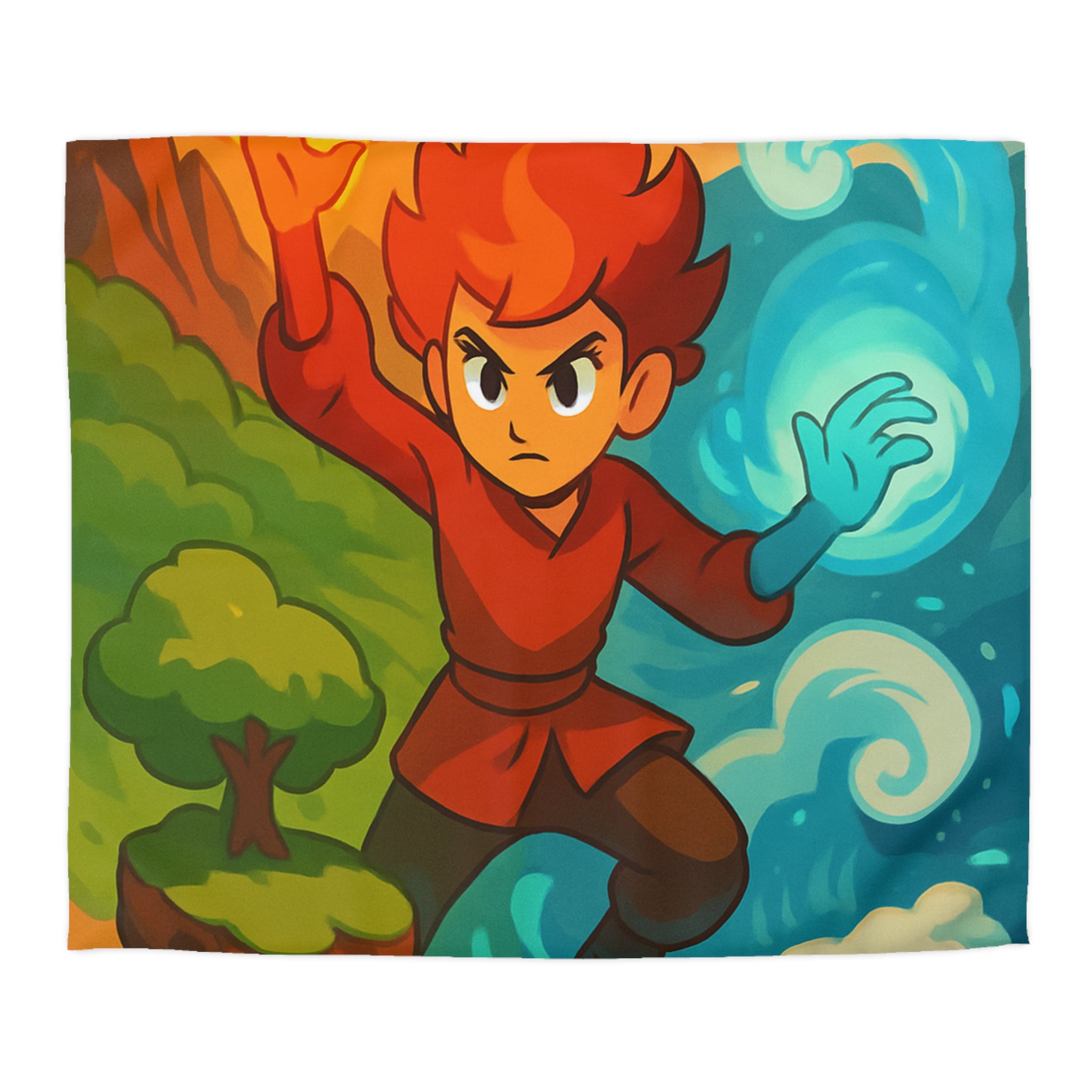 Housse de Couette Microfibre Motif Créatif Original Style Contemporain Chambre Élégante