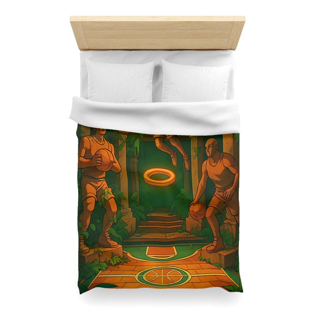 Housse de Couette Microfibre Illustration Unique Design Moderne Décoration Intérieure Raffinée