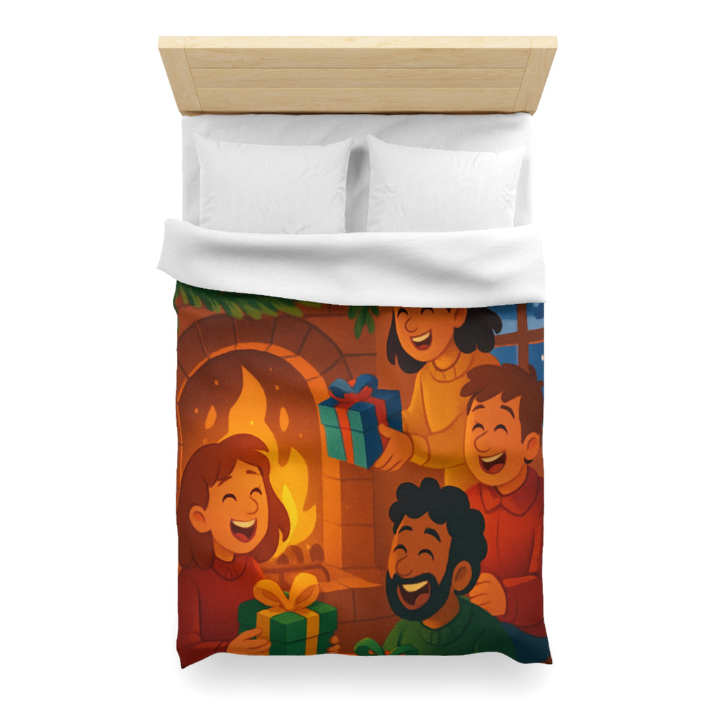 Housse de Couette Microfibre Motif Créatif Original Style Contemporain Chambre Élégante