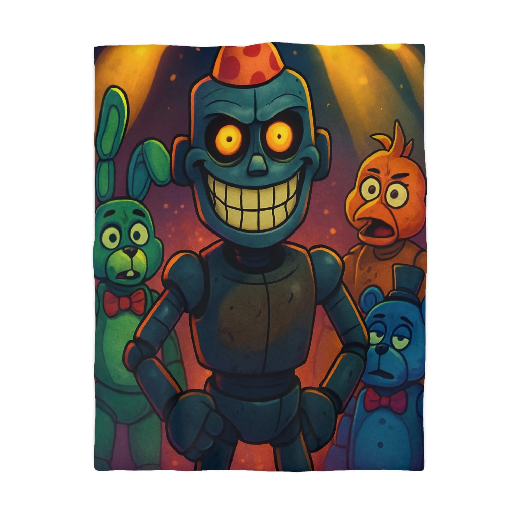 Housse de Couette Microfibre Art Graphique Contemporain Style Décoratif Chambre Tendance