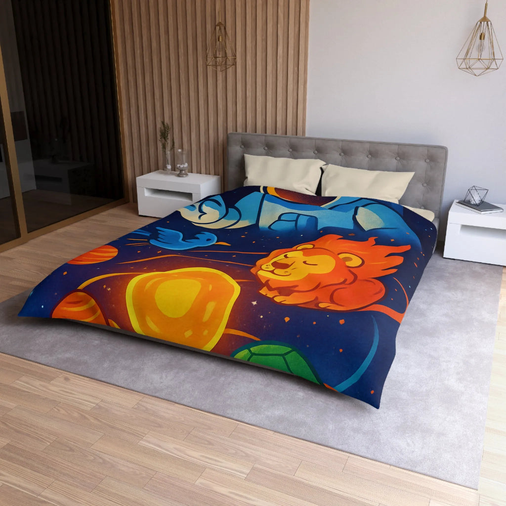 Housse de Couette Microfibre Création Artistique Moderne Design Exclusif Décoration Chambre