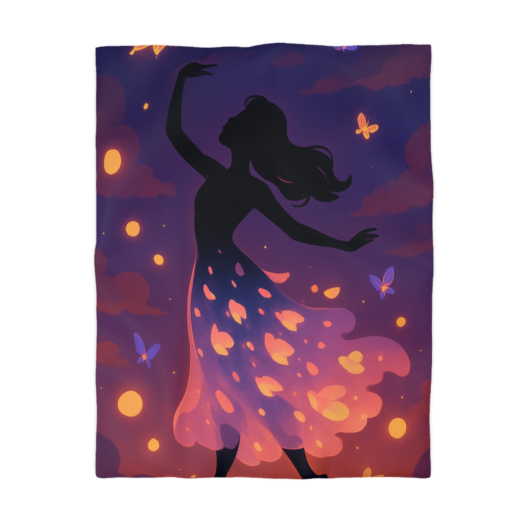 Housse de Couette Microfibre Design Artistique Moderne Décoration Chambre Confort Premium